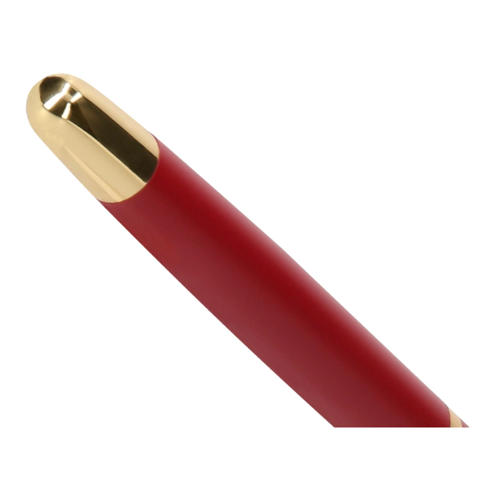 Belius Bolígrafo y Estuche Soirée Art Deco Granate y Dorado Tinta Azul Caja de Diseño 10