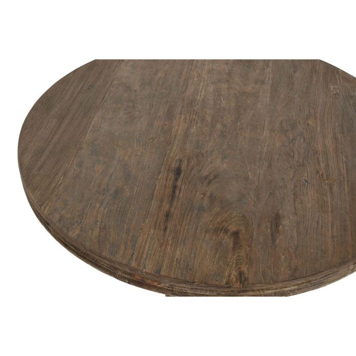 Mesa de Centro Home ESPRIT Natural 100 x 100 x 30 cm 4