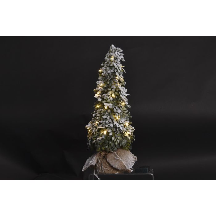 DKD Home Decor Árbol de Navidad Tradicional Verde Marrón Con LED 50 cm Alto, Base 20x20 cm, Pack 2 Unidades Pilas AA 1 DKD Home Decor Árbol de Navidad Tradicional Verde Marrón Con LED 50 cm Alto, Base 20x20 cm, Pack 2 Unidades Pilas AA 1