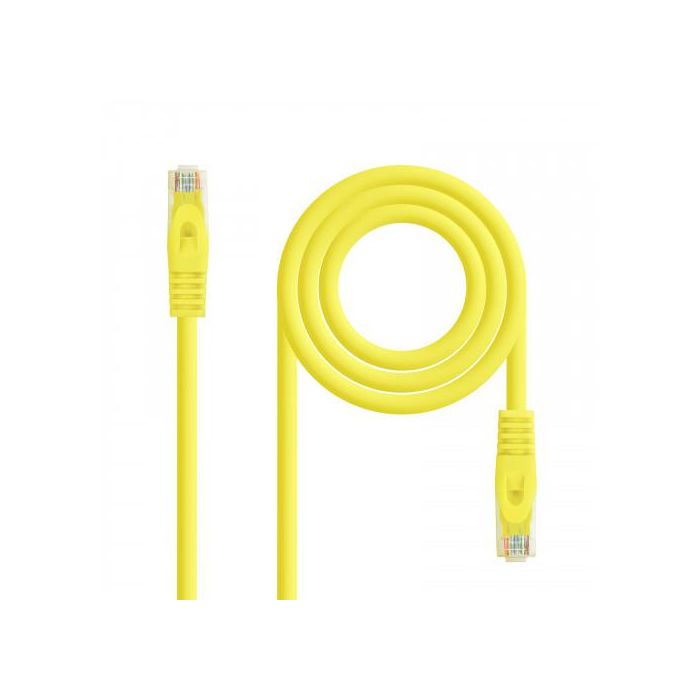 Nanocable Cable de red latiguillo RJ45 LSZH Cat.6A UTP AWG24, Amarillo, 2.0m