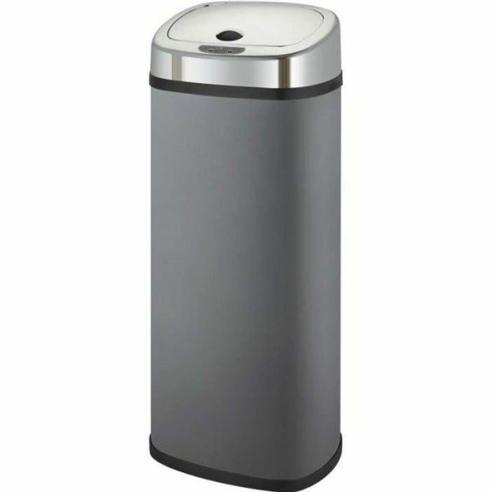 Kitchen Move Papelera Cocina Automática 42L Gris, Acero Inoxidable, Sensor Infrarrojos, Apertura Automática, 32x25x64 cm Kitchen Move Papelera Cocina Automática 42L Gris, Acero Inoxidable, Sensor Infrarrojos, Apertura Automática, 32x25x64 cm