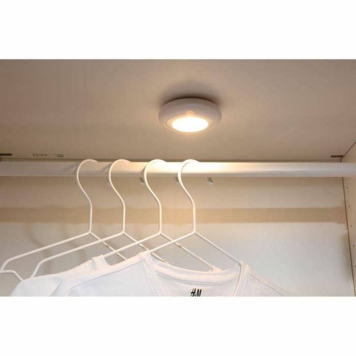 Gao GAO4004282473626 - Pack de 2 Luces LED para Vestidor con Sensor PIR, 80 lúmenes, a pilas AAA 3 Gao GAO4004282473626 - Pack de 2 Luces LED para Vestidor con Sensor PIR, 80 lúmenes, a pilas AAA 3