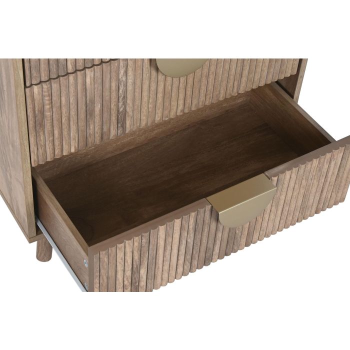 Armario Scandi DKD Home Decor Marron Dorado 40 x 110 x 60 cm 5 Armario Scandi DKD Home Decor Marron Dorado 40 x 110 x 60 cm 5
