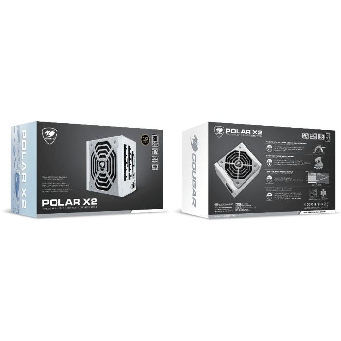 1050W COUGAR Netzteil POLAR X2 1050W ATX3.1/80 Plus Plat./Modular 6 1050W COUGAR Netzteil POLAR X2 1050W ATX3.1/80 Plus Plat./Modular 6