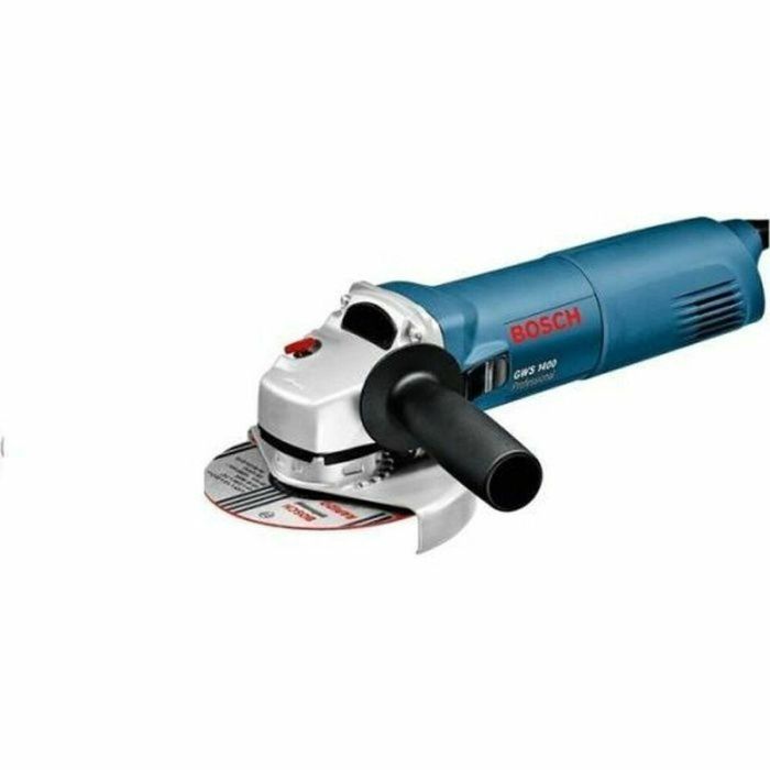 Bosch Professional Amoladora 125mm 1400W: Motor con Refrigeración Óptima y Alta Resistencia a Sobrecargas, Cubierta Protectora Indeformable para Seguridad