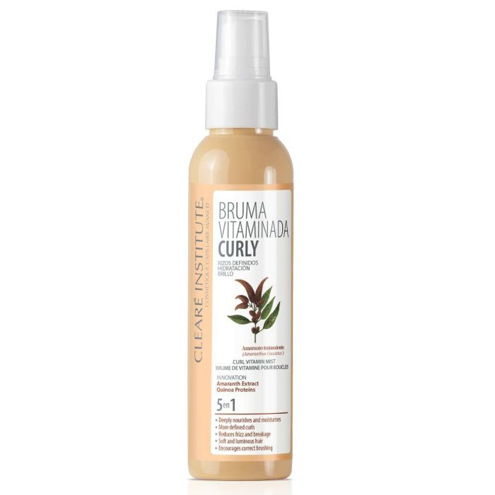 Clearé Institute Bruma Vitaminada Curly para Rizos Definidos, Hidratación Profunda y Brillo Intenso, Anti-encrespamiento y Protección 125 ml Spray