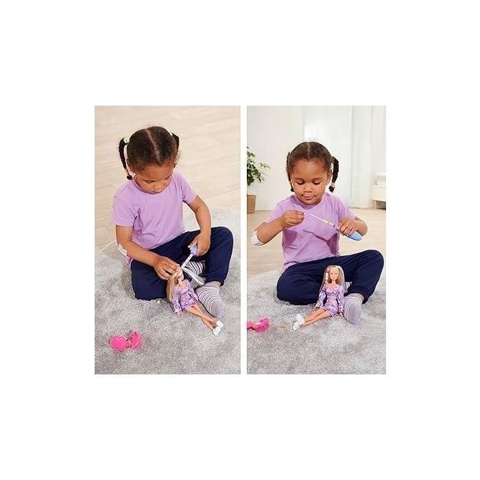 Steffi Love SIM1695897500437 Muñeca Perla de 29cm con Accesorios de Pelo. Ideal para Niñas a partir de 3 años. 4