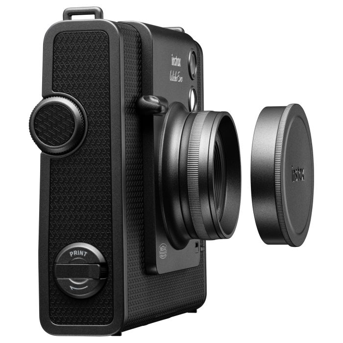 Fujifilm Instax Wide Evo Cámara Instantánea Digital - Negro, Sensor CMOS, Bluetooth 5.1, USB-C, Batería de Ión de Litio 24