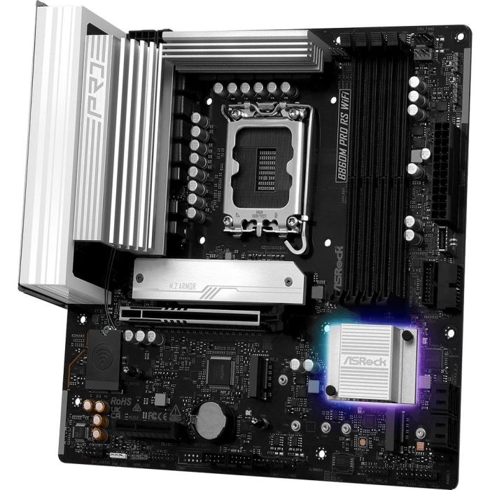 ASRock B860M Pro RS WiFi mATX HDMI/DP DDR5 Placa Base 4