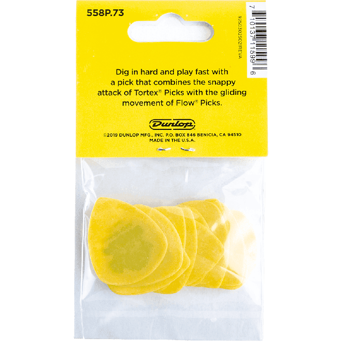 Pack 12 Púas Tortex Flow - 0,73Mm 4 Pack 12 Púas Tortex Flow - 0,73Mm 4