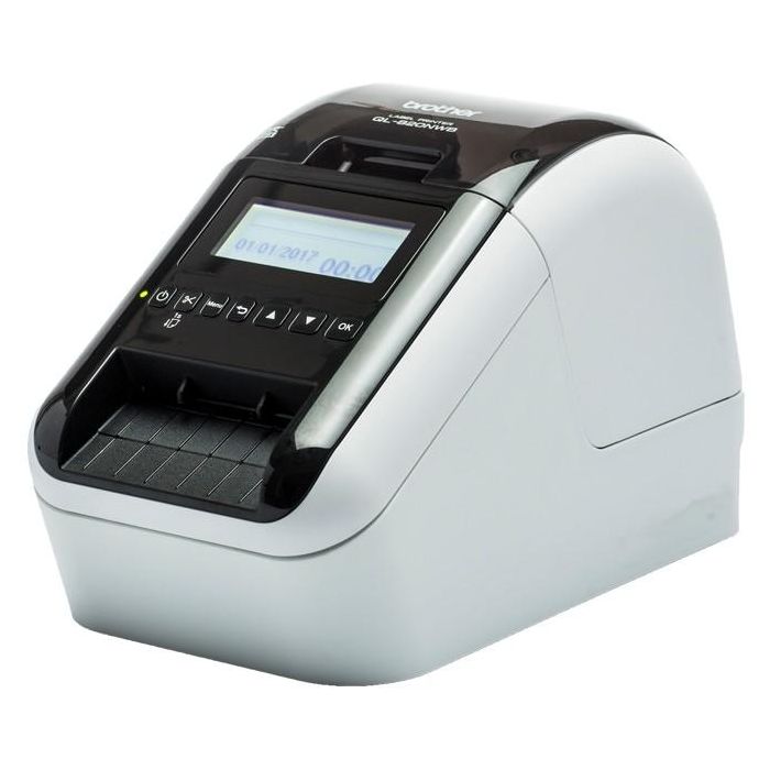 Brother QL-820NWBcVM Impresora de Etiquetas Termodirecta con WiFi, Ethernet, USB y Bluetooth, Imprime Negro/Rojo 2