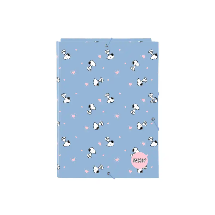Safta Carpeta de Cartón Folio con Gomas y Solapas, Colección Snoopy 0 Safta Carpeta de Cartón Folio con Gomas y Solapas, Colección Snoopy 0