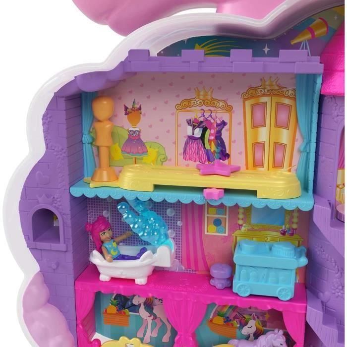 Salón De Belleza Unicornio Polly Pocket Hyd97 Mattel 3