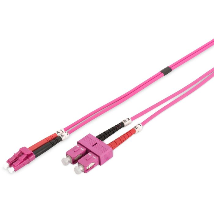 Digitus Cable de Fibra Óptica Multimodo Duplex OM4 LC a SC 10m