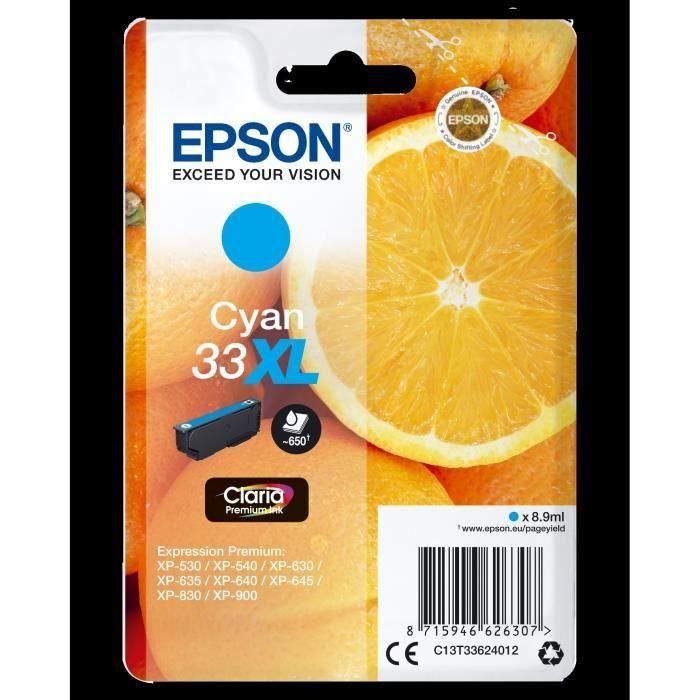 EPSON Expression Home XP-530 Cartucho Cyan 33XL 0 EPSON Expression Home XP-530 Cartucho Cyan 33XL 0