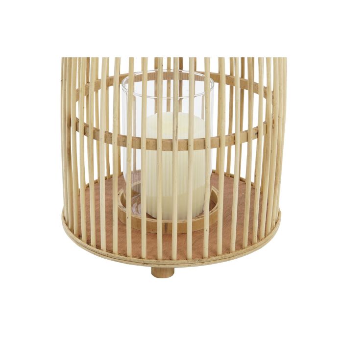 DKD Home Decor Portavela Urban Marrón para Decoración, de Bambú y Cristal, 56 cm Alto x 25 cm Ancho x 25 cm Fondo 2 DKD Home Decor Portavela Urban Marrón para Decoración, de Bambú y Cristal, 56 cm Alto x 25 cm Ancho x 25 cm Fondo 2