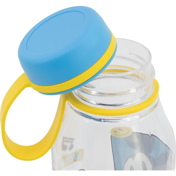 Botella de Agua Mickey Mouse CZ11358 460 ml Azul Silicona Botella de Agua Mickey Mouse CZ11358 460 ml Azul Silicona