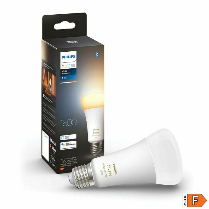 Philips Hue PHI8719514288195 Bulbo LED conectado E27 White Ambiance, 100W equivalente, 1600 Lumen, Bluetooth 4 Philips Hue PHI8719514288195 Bulbo LED conectado E27 White Ambiance, 100W equivalente, 1600 Lumen, Bluetooth 4