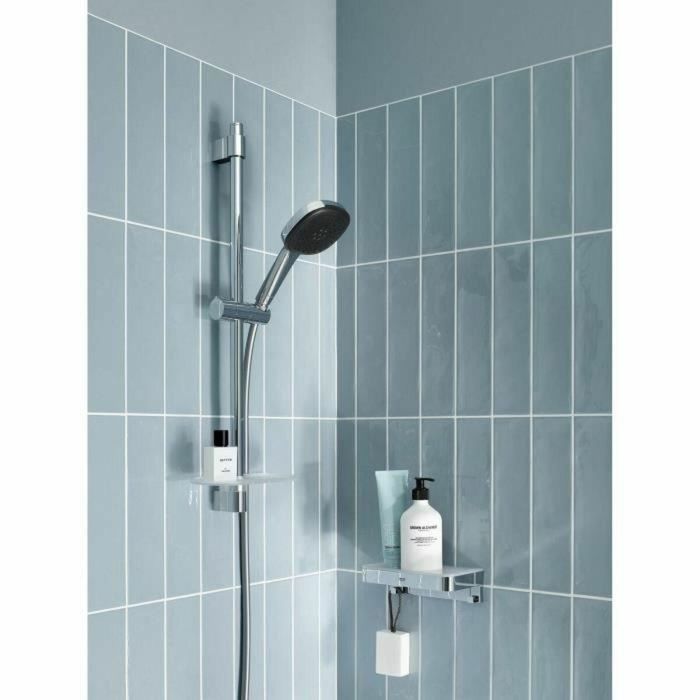 GROHE Vitalio Comfort 110 26929001 GRO4005176767685 - Set de Ducha con Rociador de 2 Chorros, Barra, Flexo y Estante - Ahorro Agua Cromo 3 GROHE Vitalio Comfort 110 26929001 GRO4005176767685 - Set de Ducha con Rociador de 2 Chorros, Barra, Flexo y Estante - Ahorro Agua Cromo 3