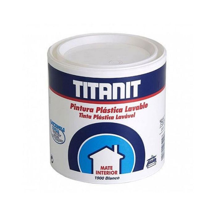 Pintura para paredes y techos lavable it blanco mate interior 750 ml 029190034