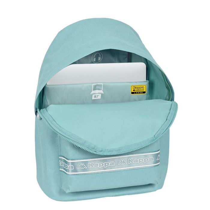 Kappa Basics Mochila para Portátil 14,1 pulgadas Azul 600D Poliéster 31x41x16 cm 1