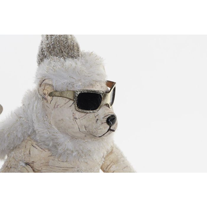 DKD Home Decor Figura Navidad Oso Esquiando Alpina Blanco 19x31x30 cm 0 DKD Home Decor Figura Navidad Oso Esquiando Alpina Blanco 19x31x30 cm 0