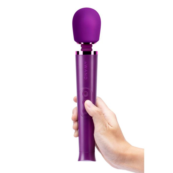 Vibrador Le Wand Petite Cherry Morado Violeta 12