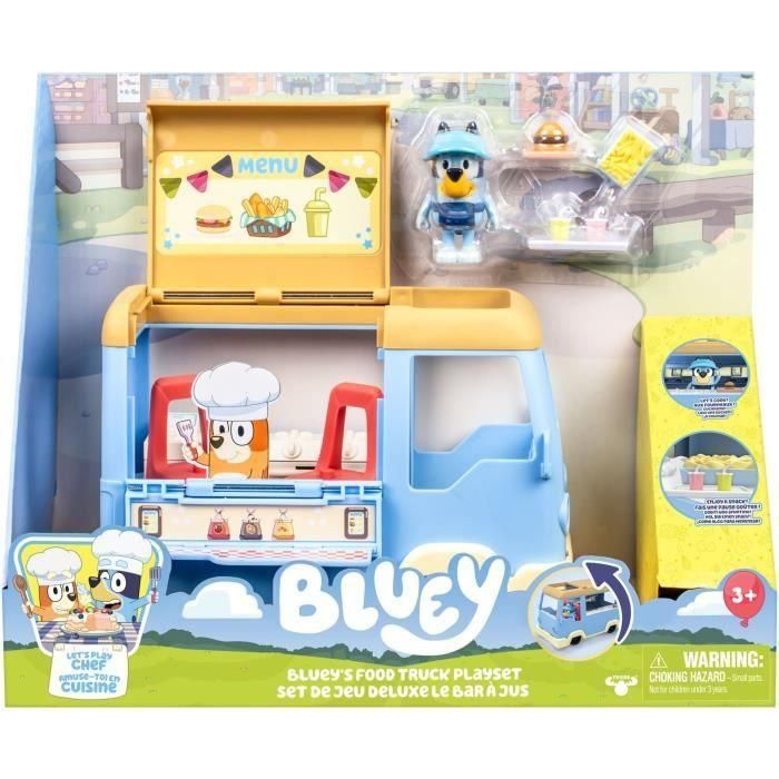 Moose 18919 Food Truck de Bluey con figura de Bluey y accesorios de comida para niños +3 años 3