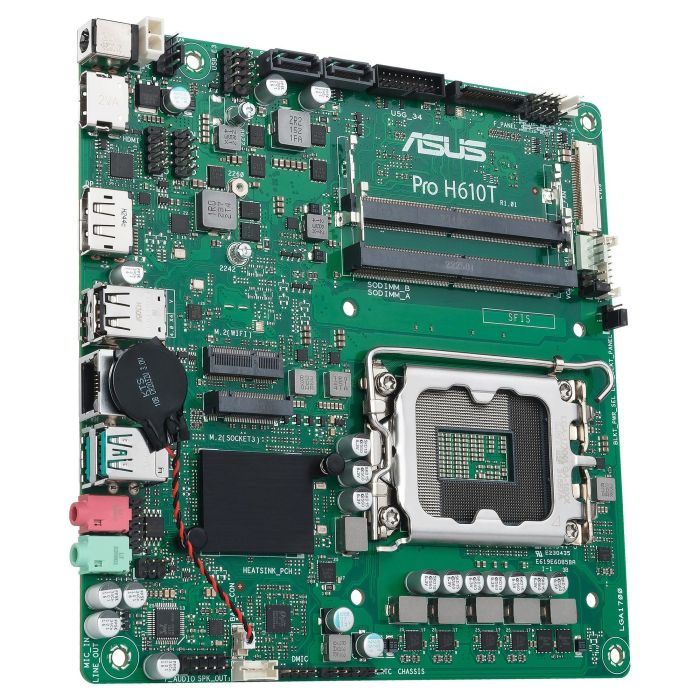 ASUS H610T-CSM Placa Base Mini ITX LGA 1700 DDR5 Intel H610 Chipset 3