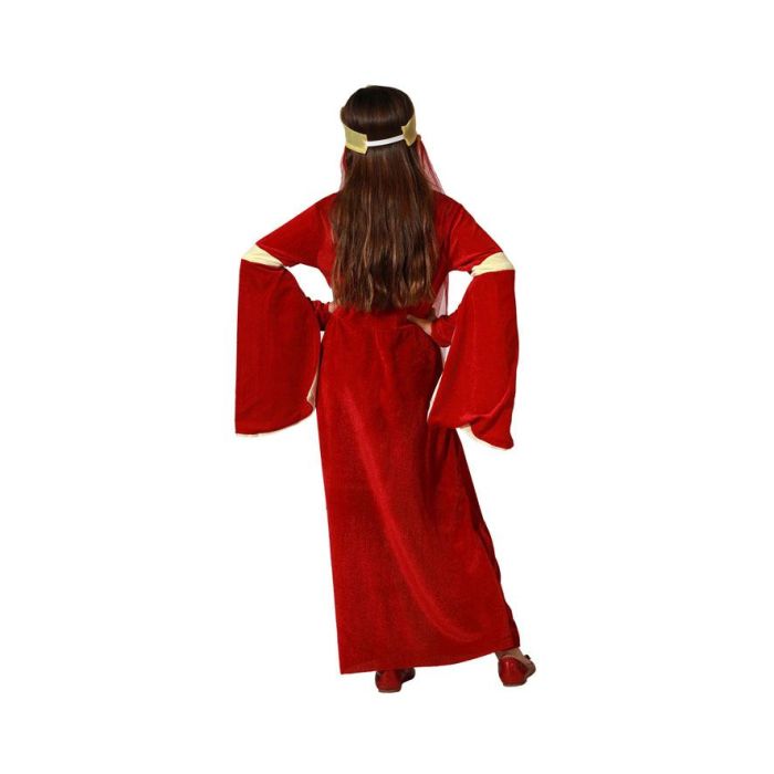 Disfraz Reina Medieval Niña Infantil Rojo 7-9 Años 2 Disfraz Reina Medieval Niña Infantil Rojo 7-9 Años 2
