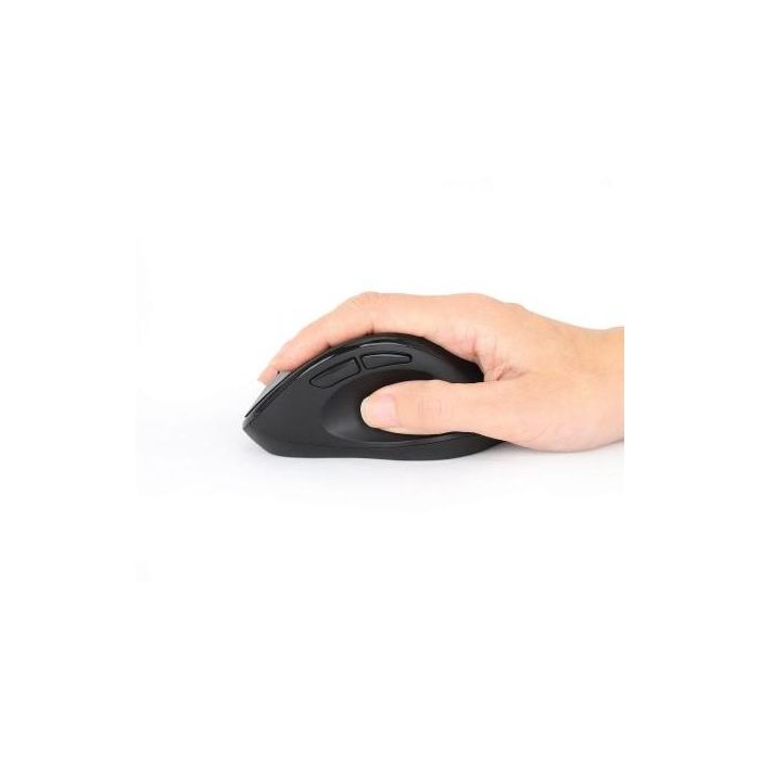 MANHATTAN Ergonomische Funkmaus USB-A/C 6 Tasten + Mausrad 6