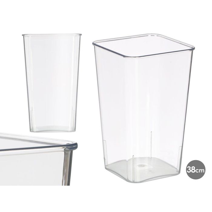 Giftdecor Jarrón Cuadrado Acrílico Transparente para Flores y Decoración del Hogar, 19 cm Ancho x 19 cm Largo x 37.2 cm Alto (12 Unidades) Giftdecor Jarrón Cuadrado Acrílico Transparente para Flores y Decoración del Hogar, 19 cm Ancho x 19 cm Largo x 37.2 cm Alto (12 Unidades)