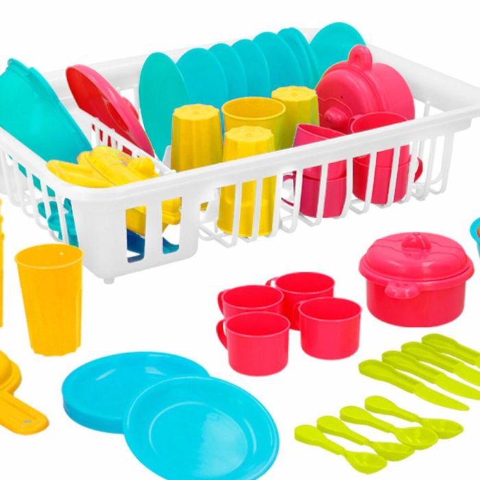 Set de Menaje Infantil Colorbaby Juguete Escurridor 35 Piezas (15 Unidades) 2