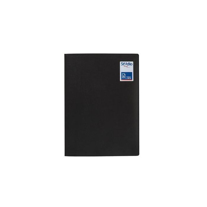 Carpeta Fundas (Tarifario) Pardo Studio Style Pp Fº 50 F. Negro 20 unidades