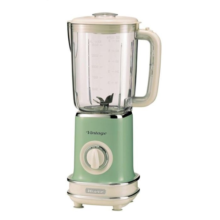 Ariete 568/14 Batidora de Vaso Vintage Verde 1.5L, 6 Cuchillas Acero Inoxidable, Función Pulse 1 Ariete 568/14 Batidora de Vaso Vintage Verde 1.5L, 6 Cuchillas Acero Inoxidable, Función Pulse 1