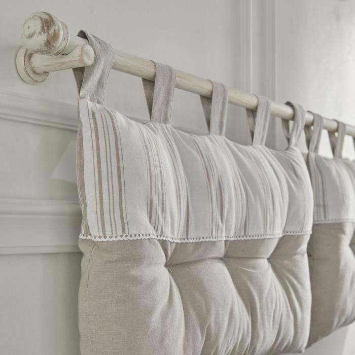 Today TOD1702481552302 Cabecero CHARME Chambray x Slub Berenice 45 x 70 cm