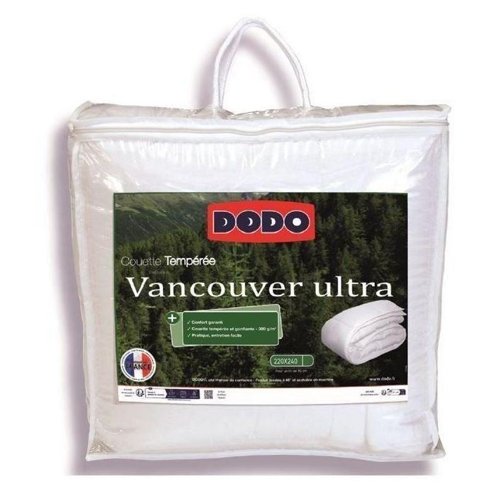 Edredón cálido DODO Vancouver - 220 x 240 cm - Blanco Edredón cálido DODO Vancouver - 220 x 240 cm - Blanco