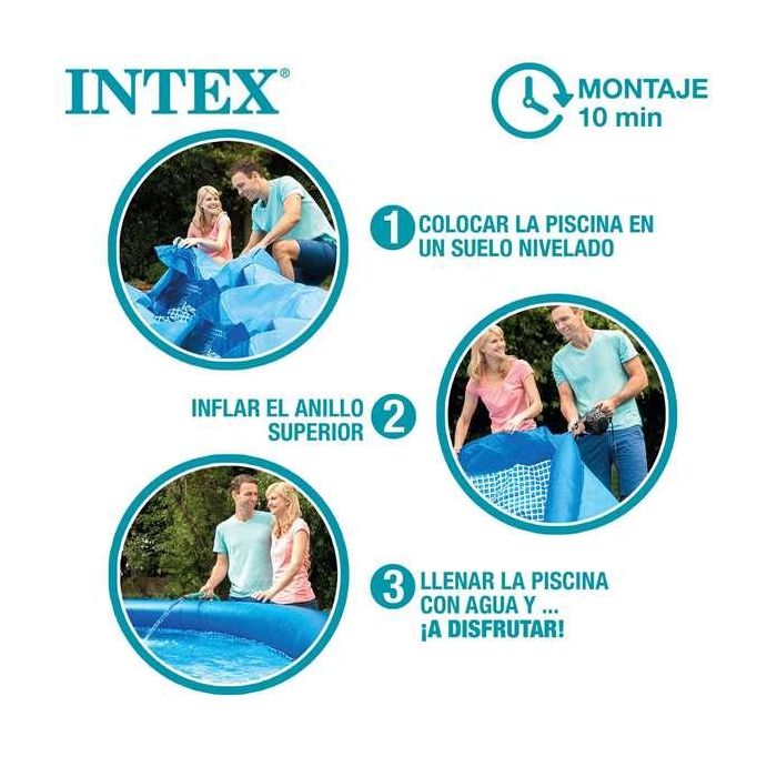 Piscina Hinchable Redonda Intex Easy Set 305x61 cm Capacidad 3077 Litros +6 Años 15 Piscina Hinchable Redonda Intex Easy Set 305x61 cm Capacidad 3077 Litros +6 Años 15