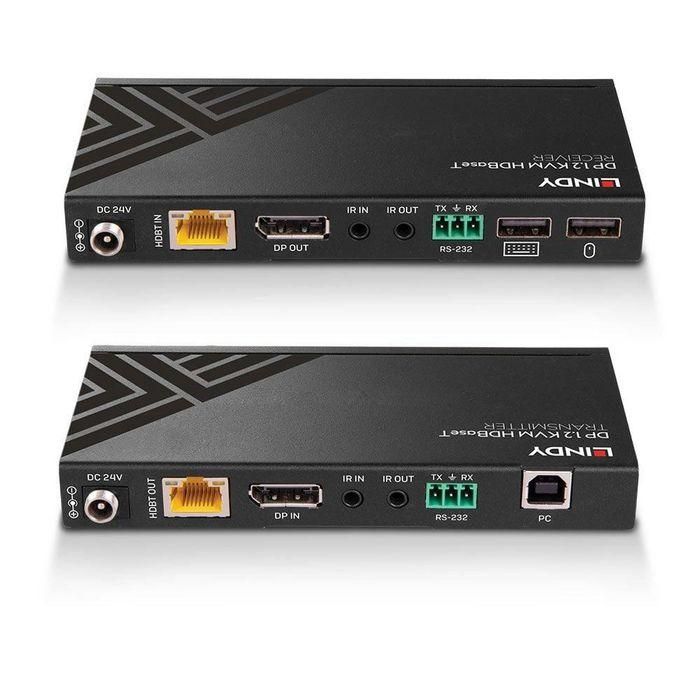 Lindy Extensor KVM HDBaseT Cat.6 DisplayPort 1.2 USB IR RS-232 hasta 150m 1080p / 100m 4K 7