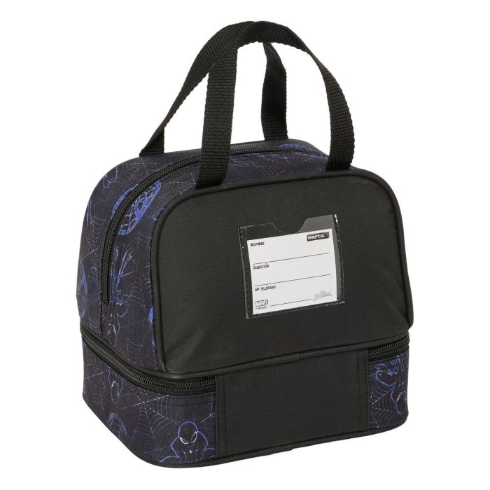 Portameriendas Spider-Man Attack Negro 20 x 20 x 15 cm 1 Portameriendas Spider-Man Attack Negro 20 x 20 x 15 cm 1