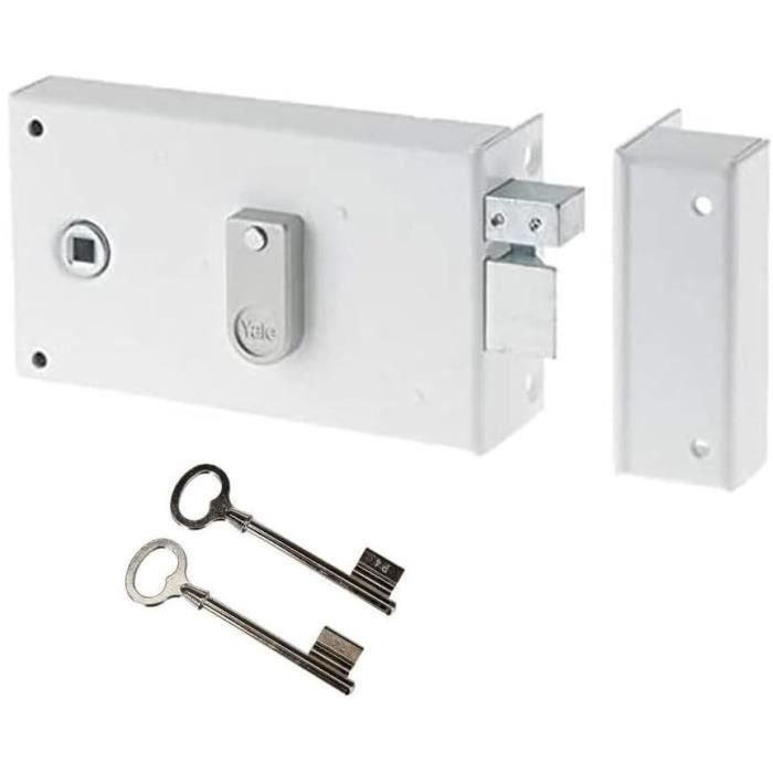 Cerradura Yale YAH37D 19,5 x 7 x 14 cm Blanco Acero Puertas 0 Cerradura Yale YAH37D 19,5 x 7 x 14 cm Blanco Acero Puertas 0