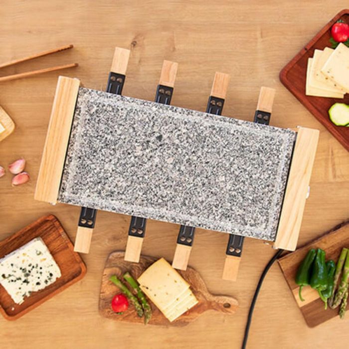 Plancha de Cocina Cecotec Cheese&Grill 8400 Wood AllStone 1200 W 3 Plancha de Cocina Cecotec Cheese&Grill 8400 Wood AllStone 1200 W 3