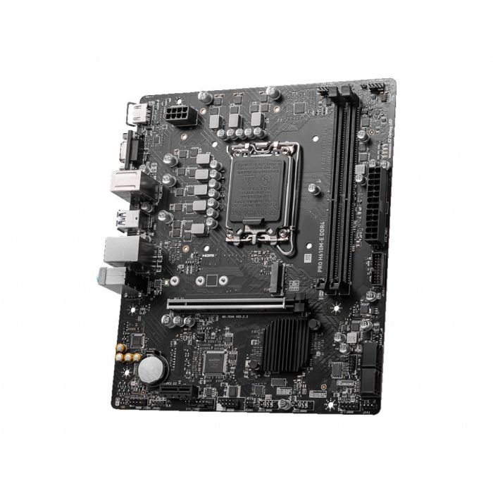 MSI Placa Base PRO H610M-E DDR4 Micro ATX, Intel H610, LGA 1700, 2x DIMM DDR4, HDMI, VGA, SATA, M.2 2 MSI Placa Base PRO H610M-E DDR4 Micro ATX, Intel H610, LGA 1700, 2x DIMM DDR4, HDMI, VGA, SATA, M.2 2