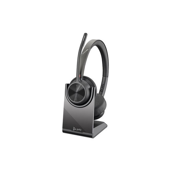 Poly 77Y99AA Auriculares Inalámbricos Estéreo Voyager 4320 UC con Micrófono, Adaptador USB BT700 y Base de Carga, Negros 2 Poly 77Y99AA Auriculares Inalámbricos Estéreo Voyager 4320 UC con Micrófono, Adaptador USB BT700 y Base de Carga, Negros 2