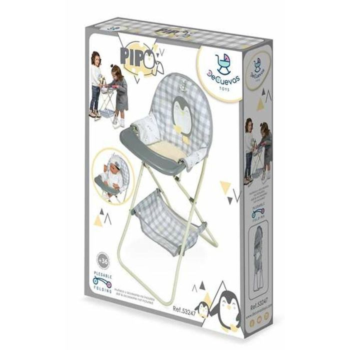 Decuevas Trona plegable para muñecas de hasta 50 cm - Edad +3 años 1 Decuevas Trona plegable para muñecas de hasta 50 cm - Edad +3 años 1