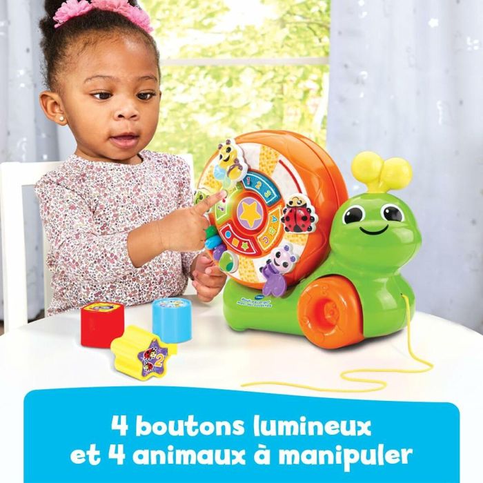 Sonajero Vtech ROULI-ESCARGOT MAXI DISCOVERIES Caracol 6 Sonajero Vtech ROULI-ESCARGOT MAXI DISCOVERIES Caracol 6