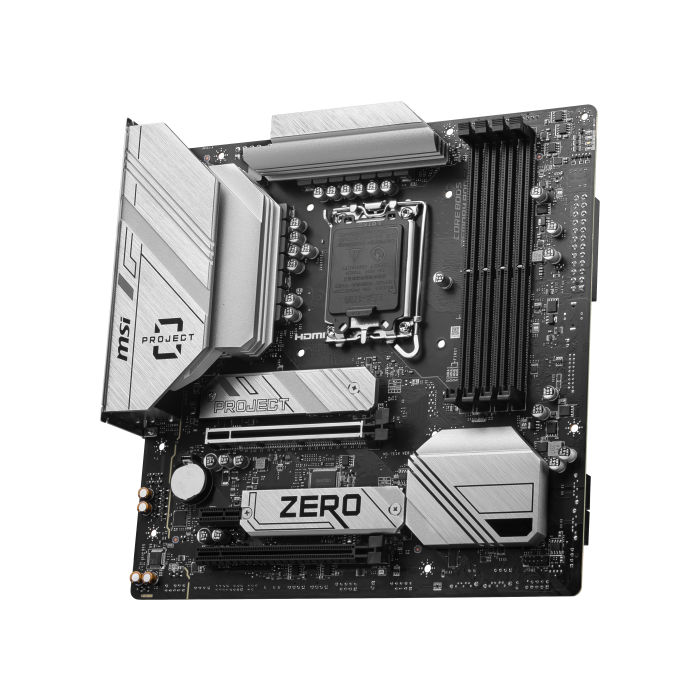 MSI B760M PROJECT ZERO 911-7E14-004 Placa Base Intel LGA 1700 B760 DDR5 Wi-Fi 6E Bluetooth 5.3 Micro ATX 2 MSI B760M PROJECT ZERO 911-7E14-004 Placa Base Intel LGA 1700 B760 DDR5 Wi-Fi 6E Bluetooth 5.3 Micro ATX 2