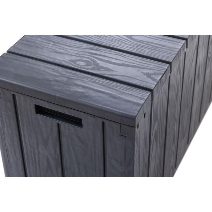 Toomax TOO8009371018838 Jardinera BRAVO de Resina Capacidad 270L Color Antracita 5 Toomax TOO8009371018838 Jardinera BRAVO de Resina Capacidad 270L Color Antracita 5