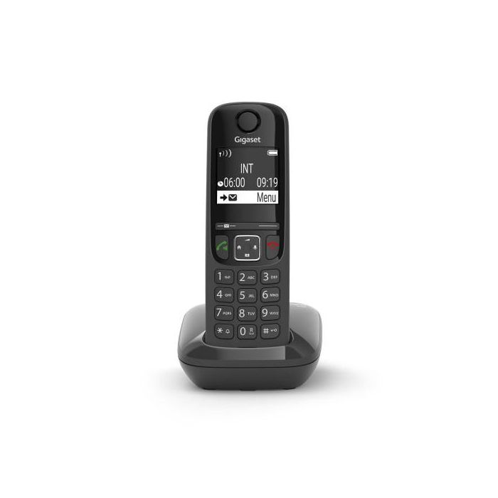 Gigaset AS690 Teléfono DECT/analógico Identificador de llamadas Negro Gigaset AS690 Teléfono DECT/analógico Identificador de llamadas Negro
