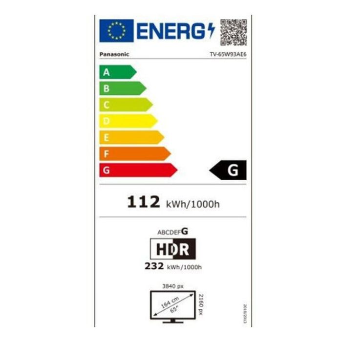 Smart TV Panasonic TV65W93AE6 65" LED 1 Smart TV Panasonic TV65W93AE6 65" LED 1